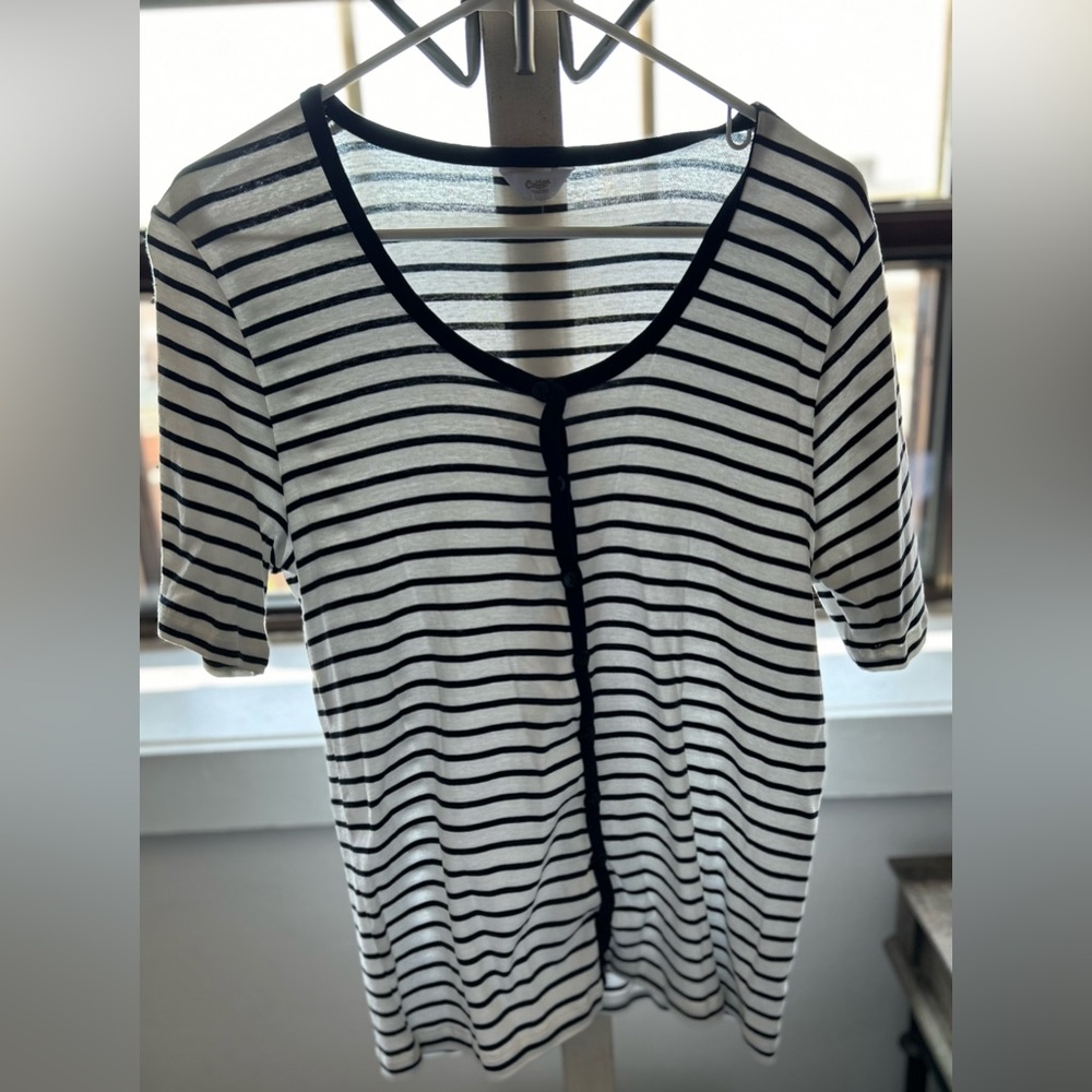 Women’s Cotton Traders short sleeve cardigan sweater size 16 UK/12 US